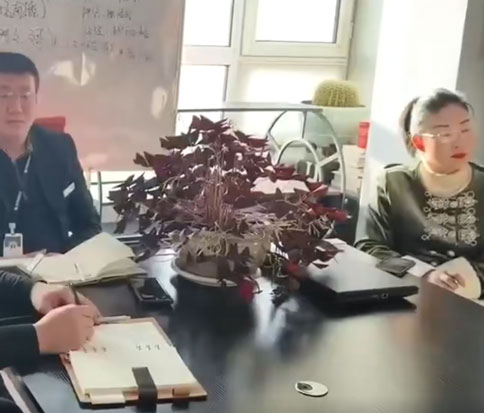 欢迎抖音总部领 导莅临佳木斯聚达人传媒公司进行培训领导